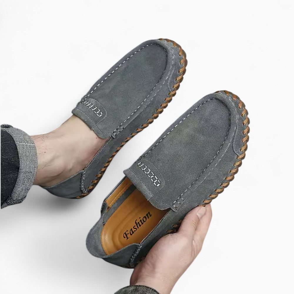 Mocassins Respirants En Daim Véritable Pour Hommes