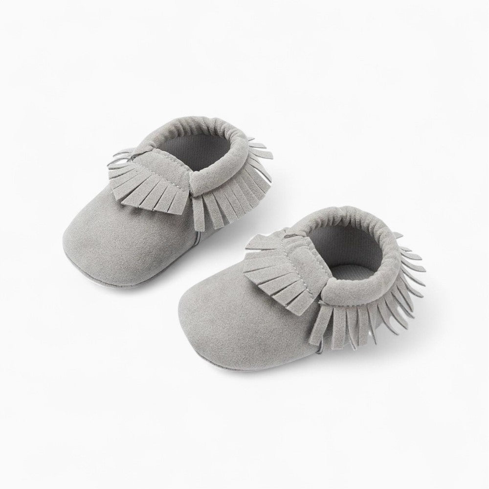Mocassins Premiers Pas En Coton Pour Bébé