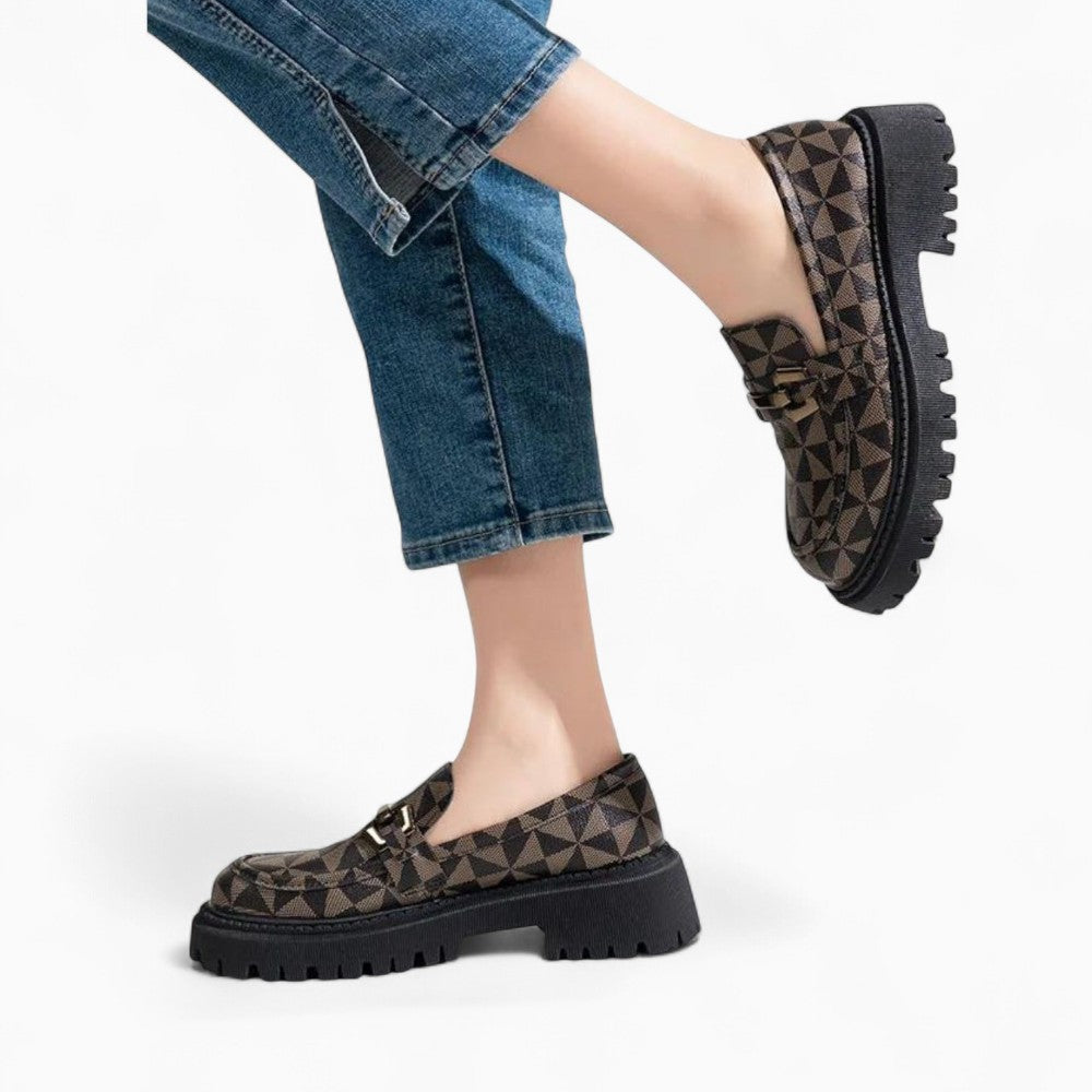 Mocassins À Plateforme Avec Un Design Original Pour Femmes