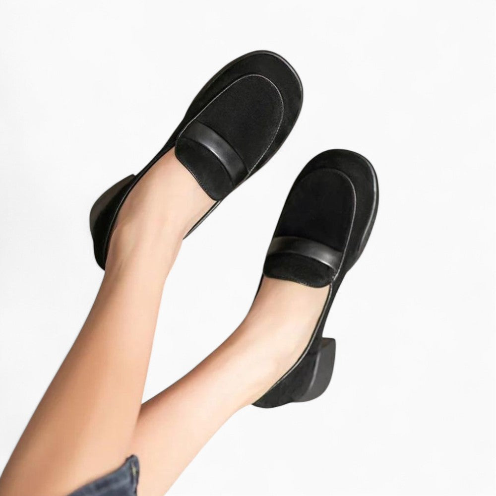 Mocassin En Daim Suédé Britannique Pour Femmes