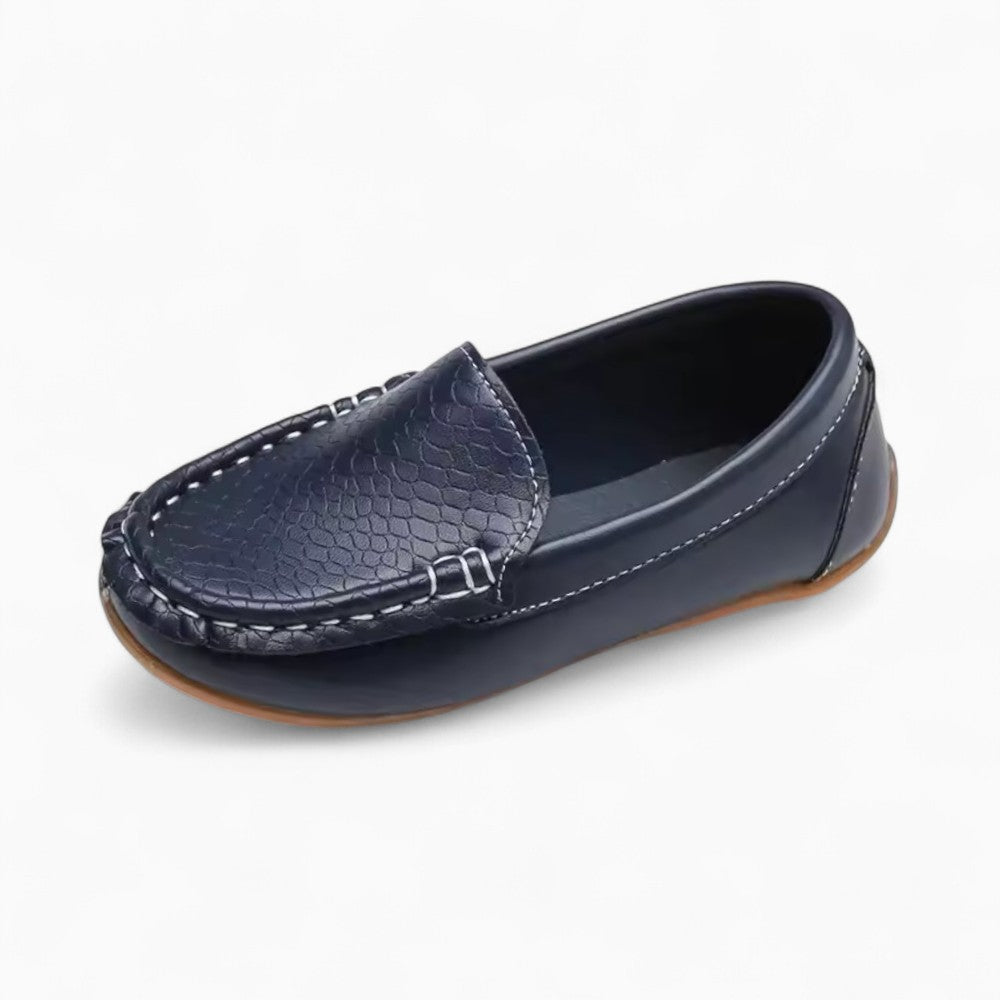 Mocassin À Enfiler En Cuir Souple Pour Enfant