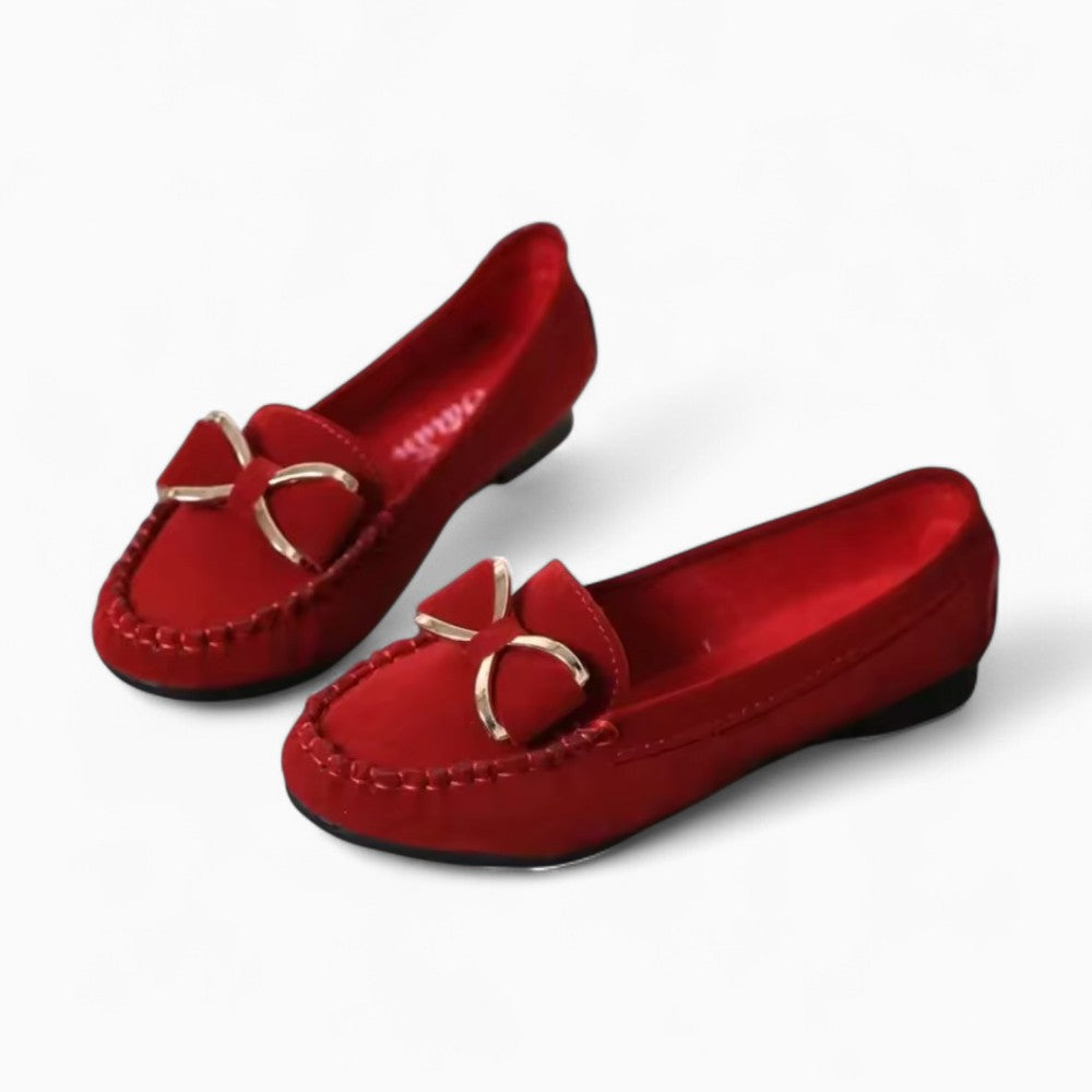 Mocassins Classiques En Daim Pour Femmes