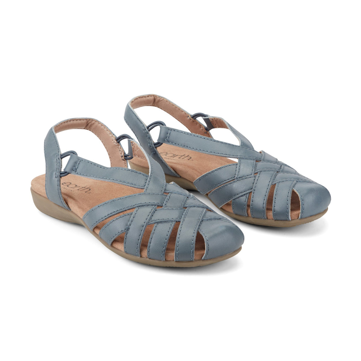 Elena Sandales Fermées Été Design Tressé Multicouche Style Casual Chic
