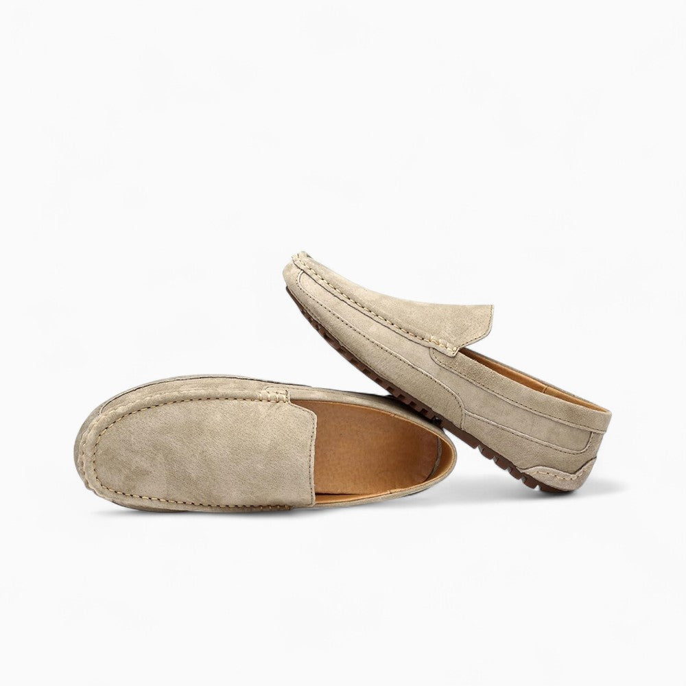 Mocassins Classiques En Cuir Véritable Respirants