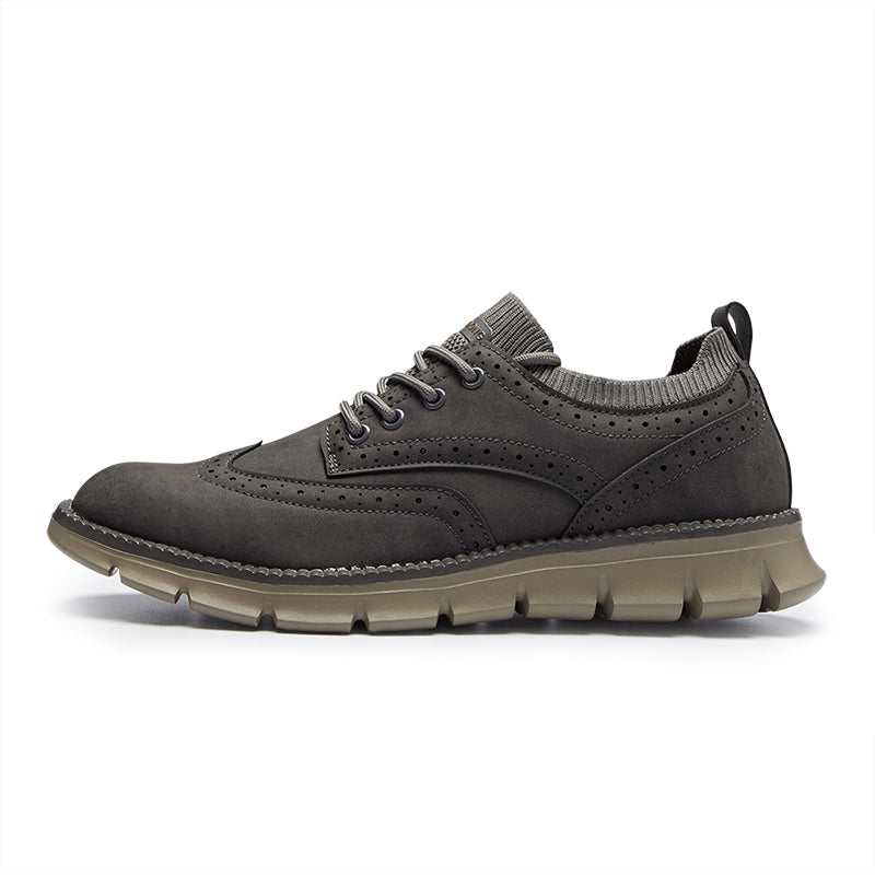 Louis Baskets en Daim Premium – Style Brogue Casual Chic et Respirant