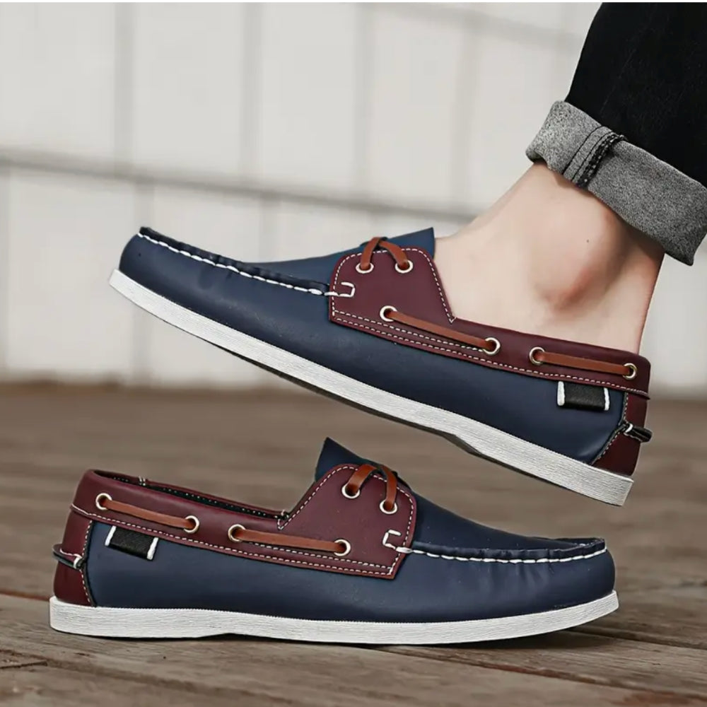 Mocassins Souples Tendances En Cuir Synthétique Pour Homme