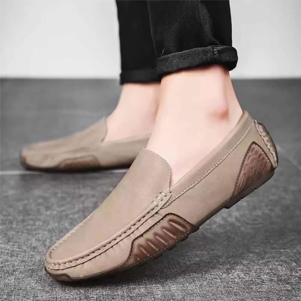 Mocassins Souples En Cuir Synthétique Pour Homme