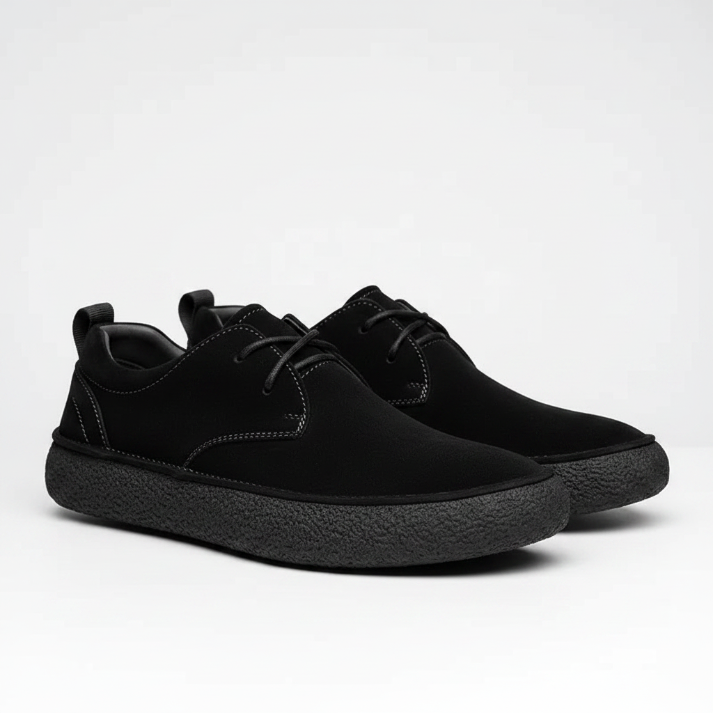 Bristol Chaussures en Daim Premium Confort Souple Semelle Caoutchouc Flexible