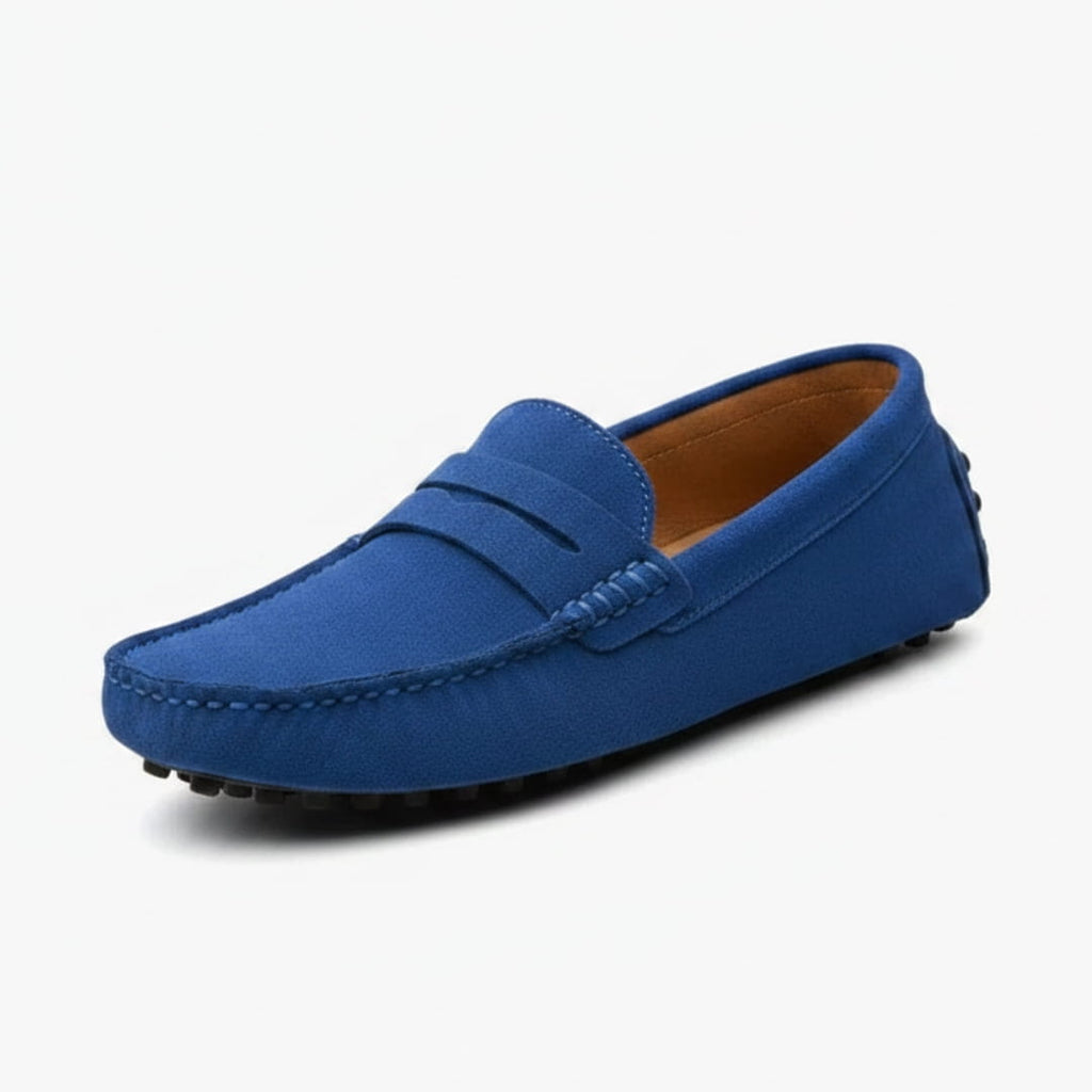 Mathieu Mocassins en Daim – Confort & Stabilité Chaussures À Enfiler Casual