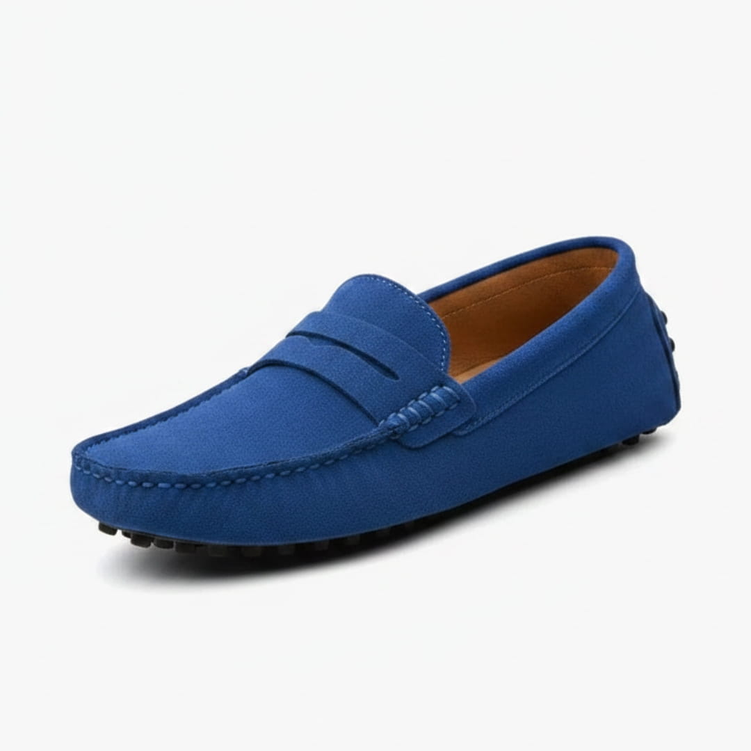 Mathieu Mocassins en Daim – Confort & Stabilité Chaussures À Enfiler Casual