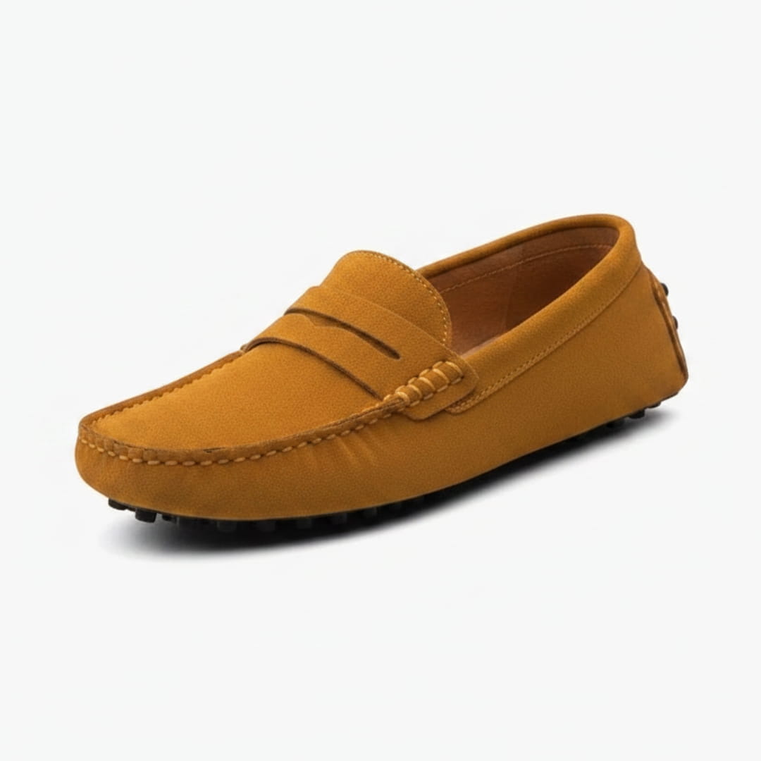 Mathieu Mocassins en Daim – Confort & Stabilité Chaussures À Enfiler Casual