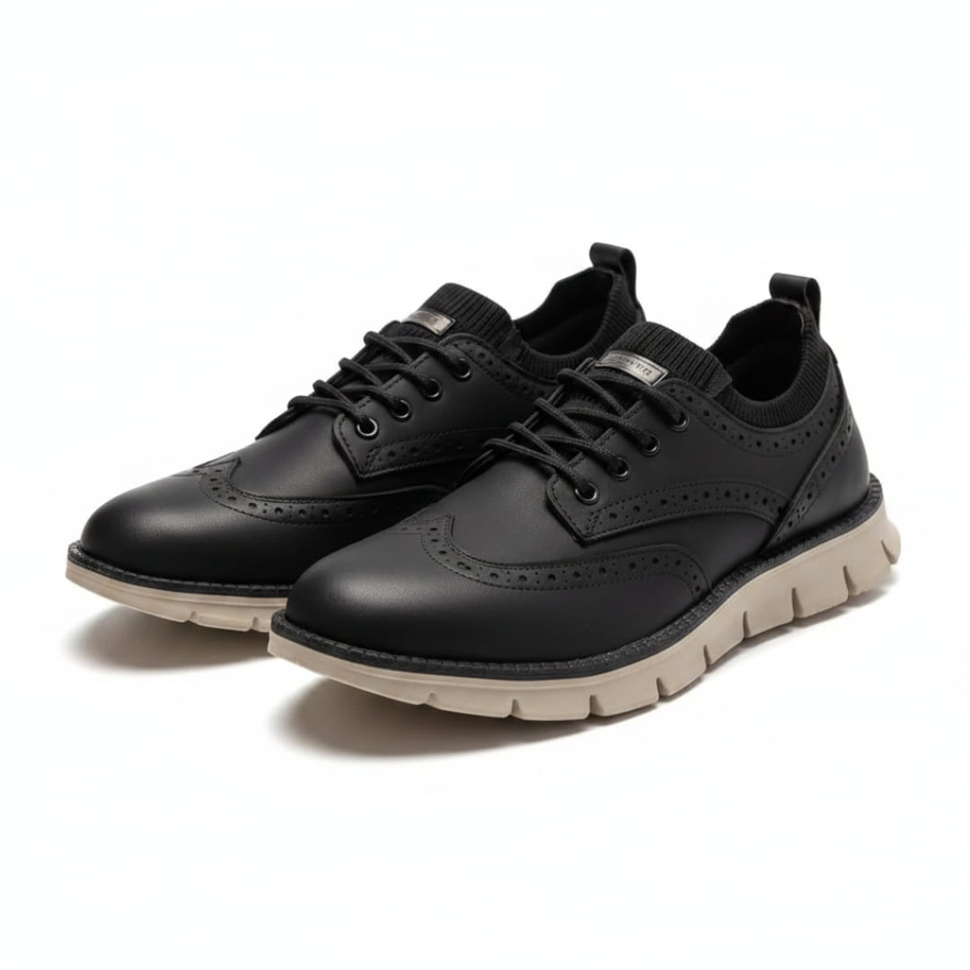 Louis Baskets en Daim Premium – Style Brogue Casual Chic et Respirant
