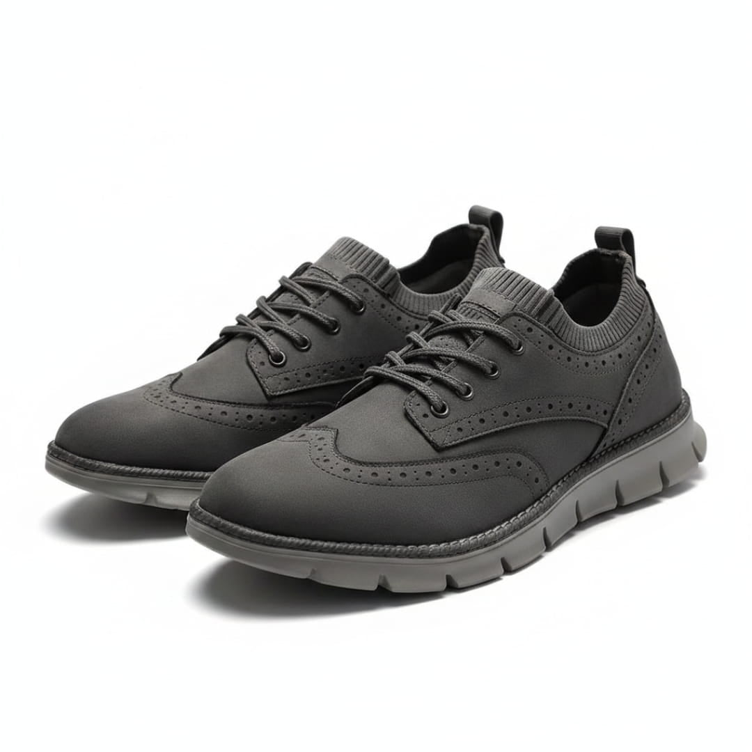 Louis Baskets en Daim Premium – Style Brogue Casual Chic et Respirant