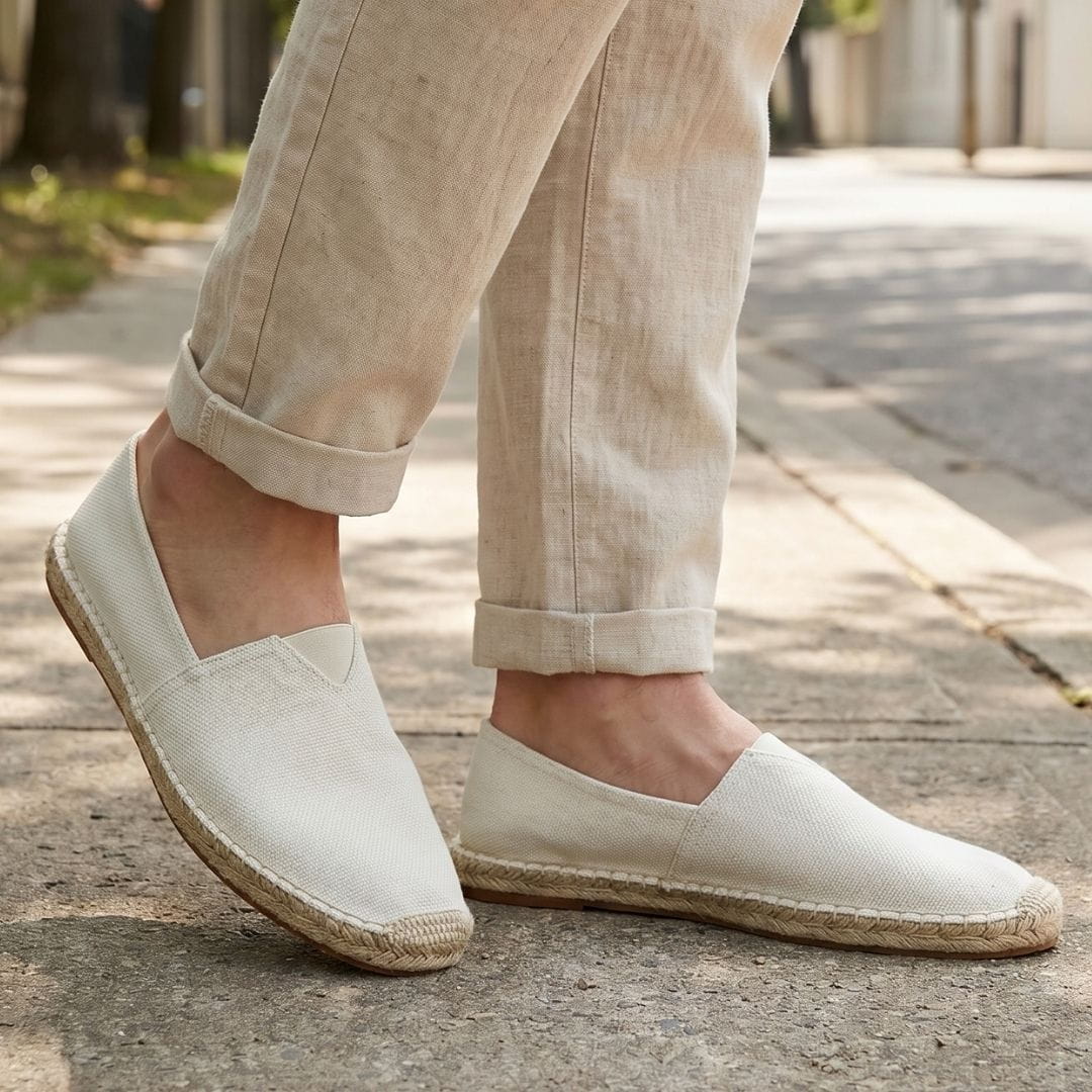 Brooklyn Espadrilles à Enfiler en Toile – Chaussures d'Été Légères et Respirantes