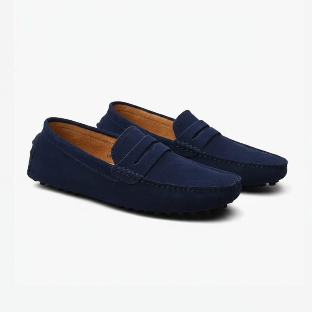Mathieu Mocassins en Daim – Confort & Stabilité Chaussures À Enfiler Casual