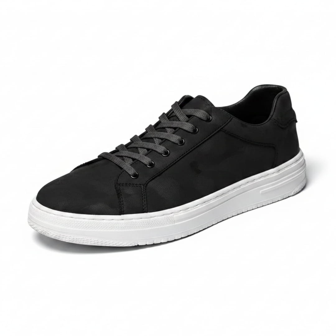 Canyon Sneakers en Cuir Classiques – Baskets Minimalistes Casual à Lacets