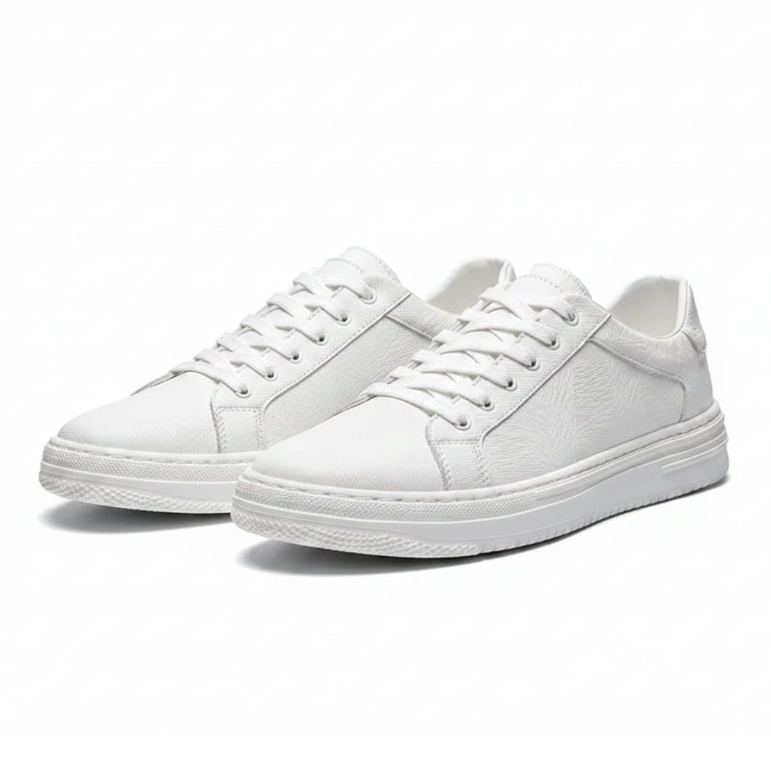 Canyon Sneakers en Cuir Classiques – Baskets Minimalistes Casual à Lacets