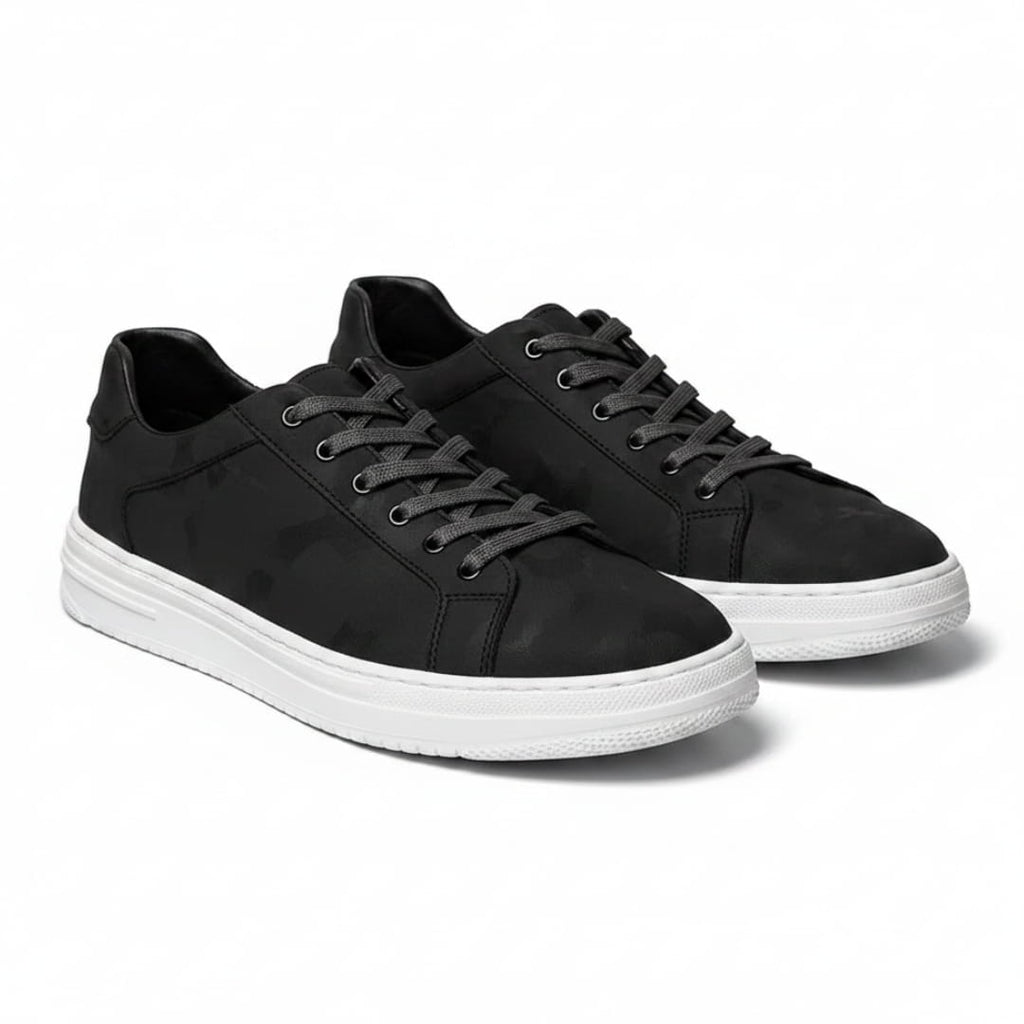 Canyon Sneakers en Cuir Classiques – Baskets Minimalistes Casual à Lacets