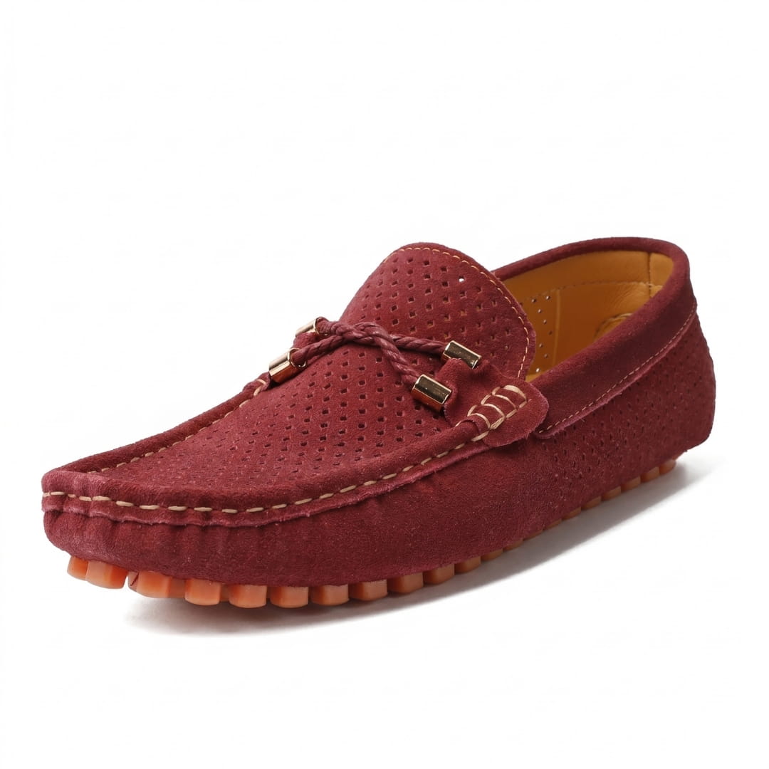 Clément Mocassins Driving en Cuir Souple – Chaussures Légères Casual à Enfiler