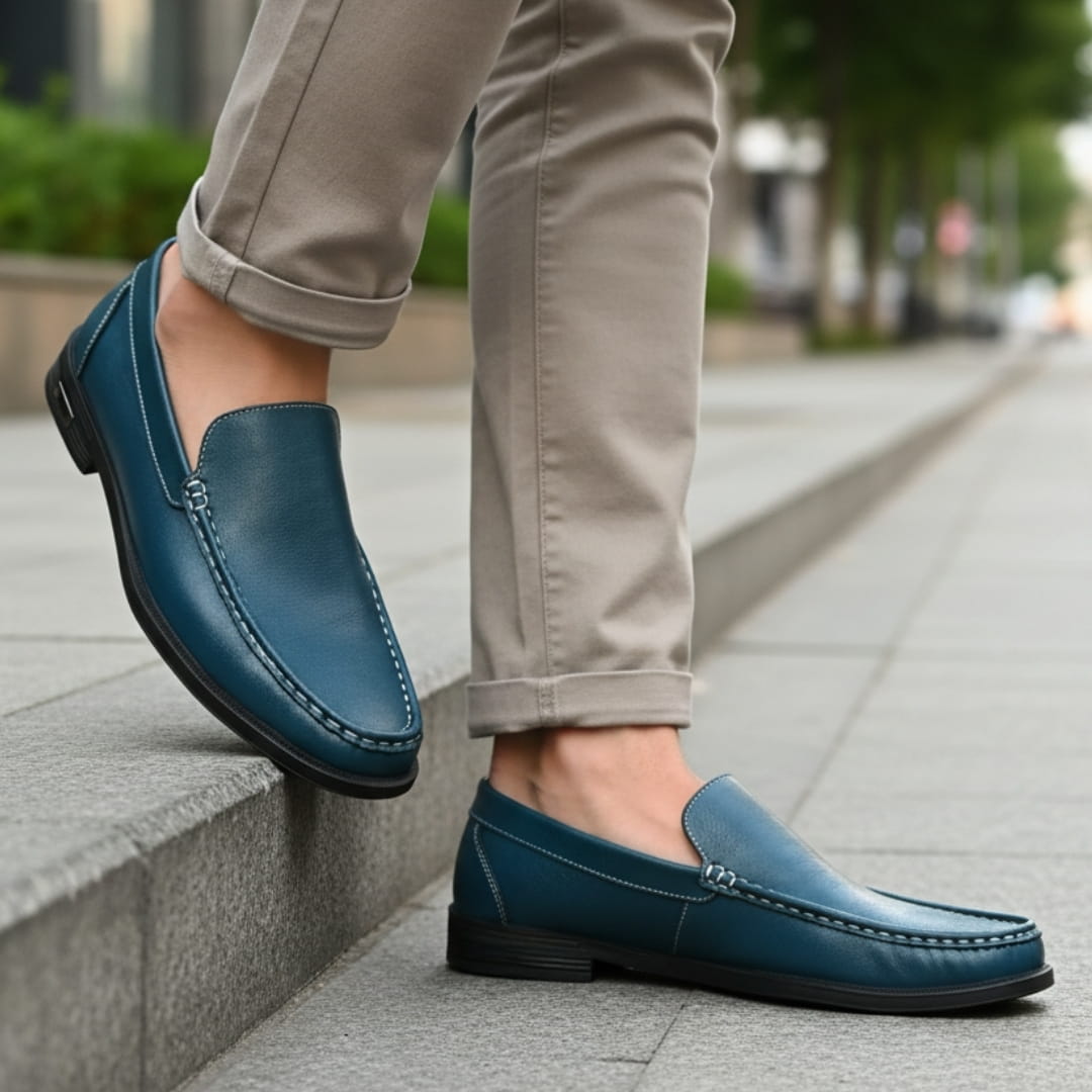 Alberto Mocassins en Cuir – Confort Durable Chaussures À Enfiler Habillées