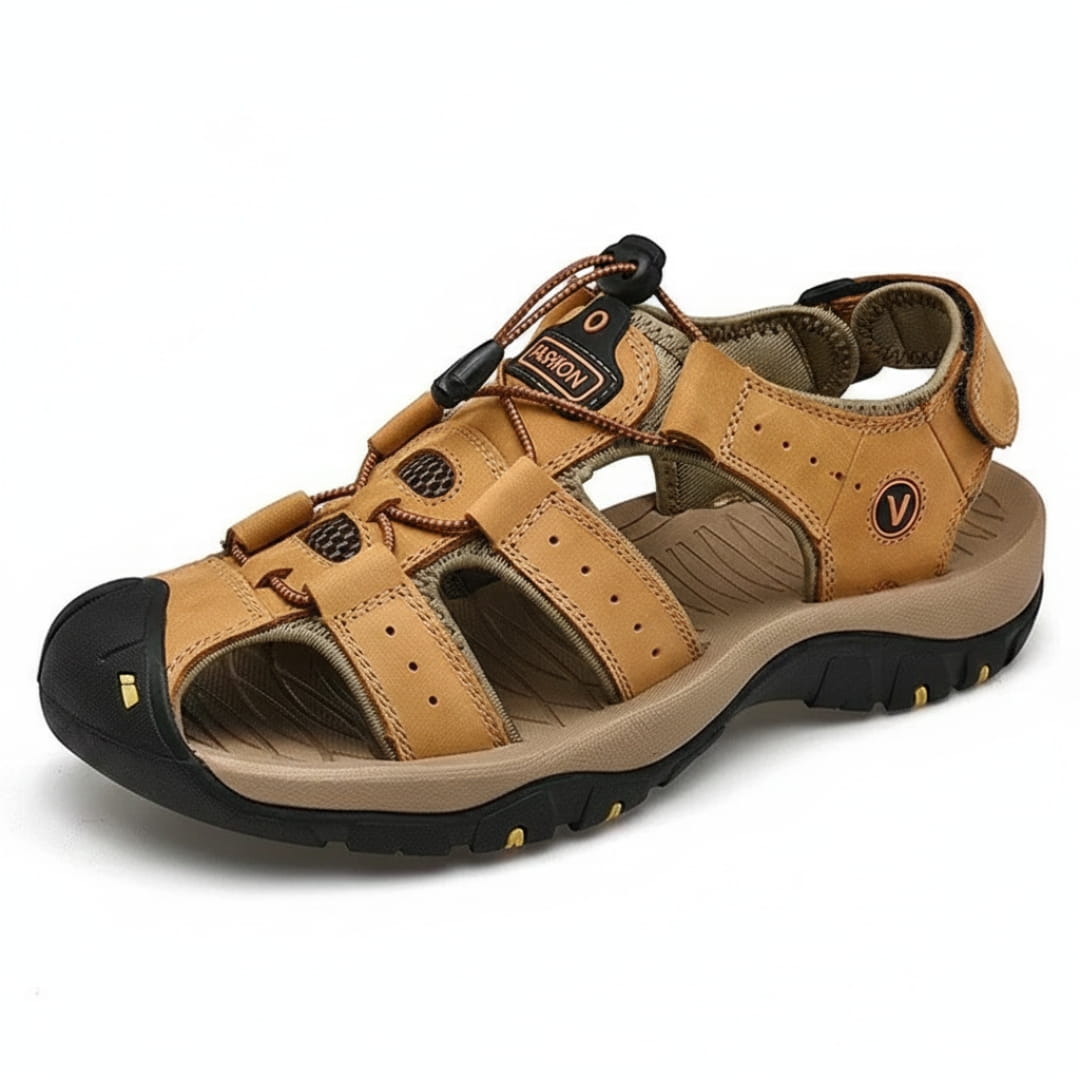Kairo Cuir Sandales Pêcheur – Confort Estival Souple Marche Chaussures