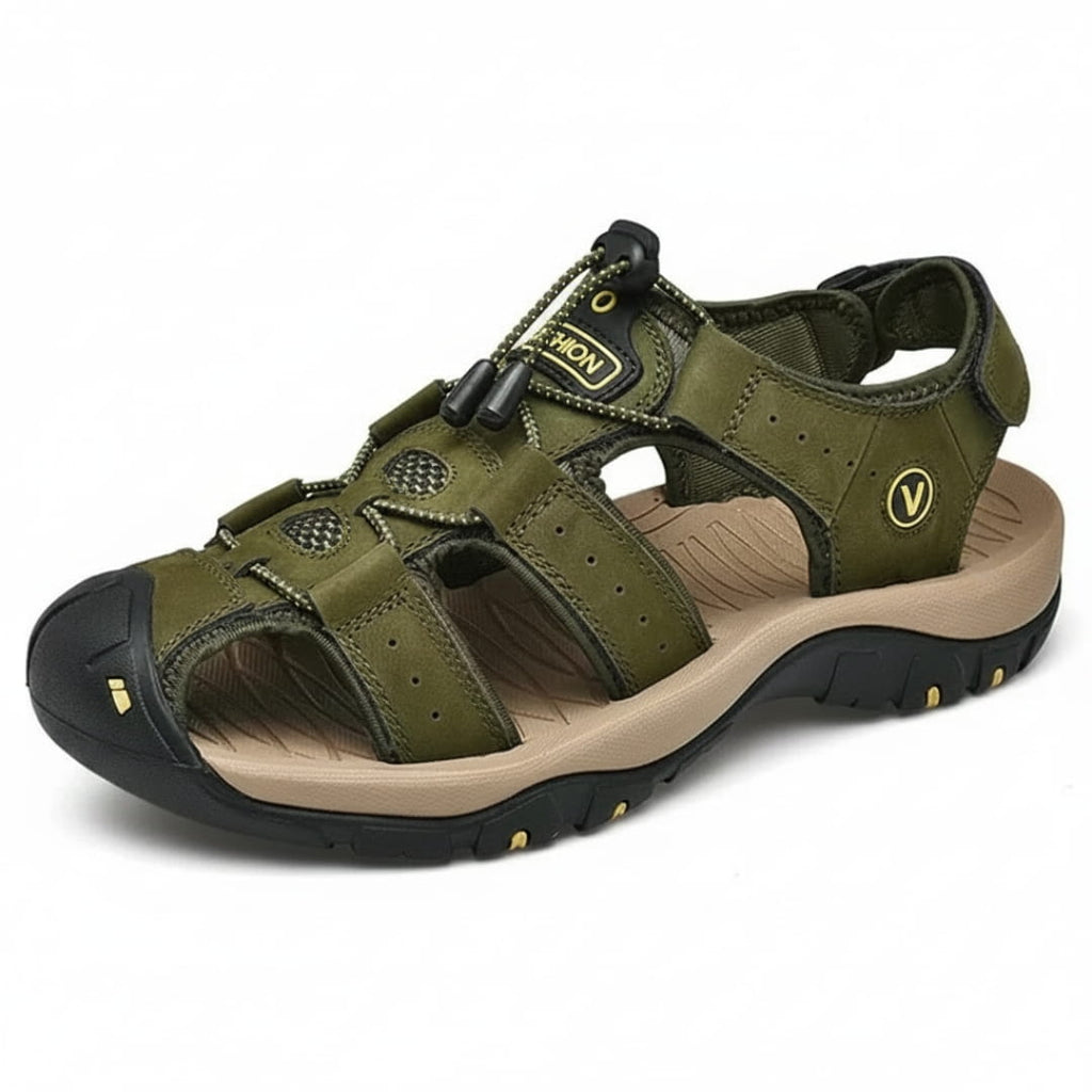 Kairo Cuir Sandales Pêcheur – Confort Estival Souple Marche Chaussures