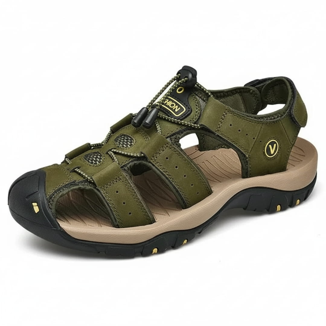 Kairo Cuir Sandales Pêcheur – Confort Estival Souple Marche Chaussures