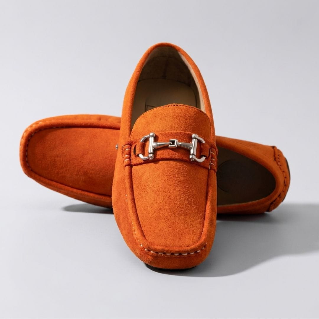 Amalio Mocassins Driving en Daim à Mors – Chaussures Casual Chic Élégantes à Enfiler