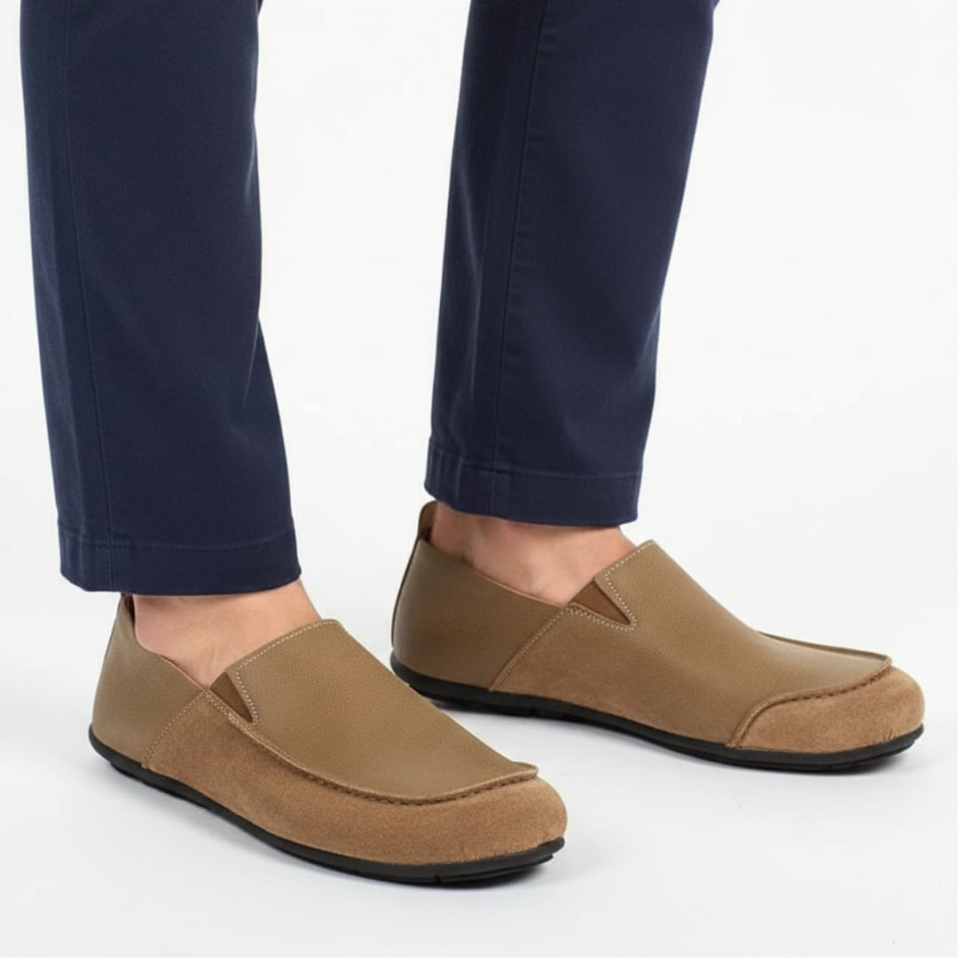 Simon Daim et Cuir Chaussures – Confort Souple À Enfiler Décontracté