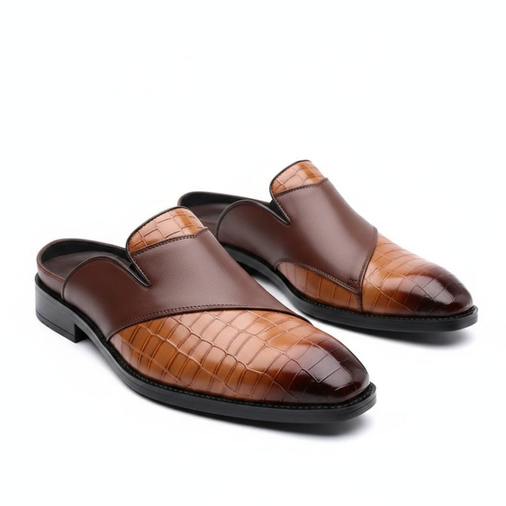 Sandro Mocassins Mules en Cuir – Style Chic Formel Chaussures À Enfiler