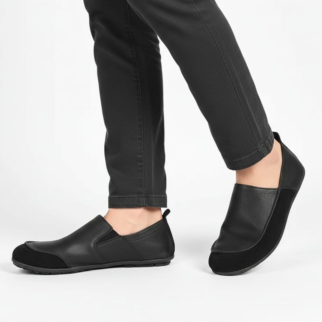 Simon Daim et Cuir Chaussures – Confort Souple À Enfiler Décontracté