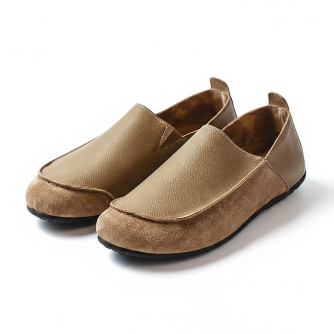 Simon Daim et Cuir Chaussures – Confort Souple À Enfiler Décontracté