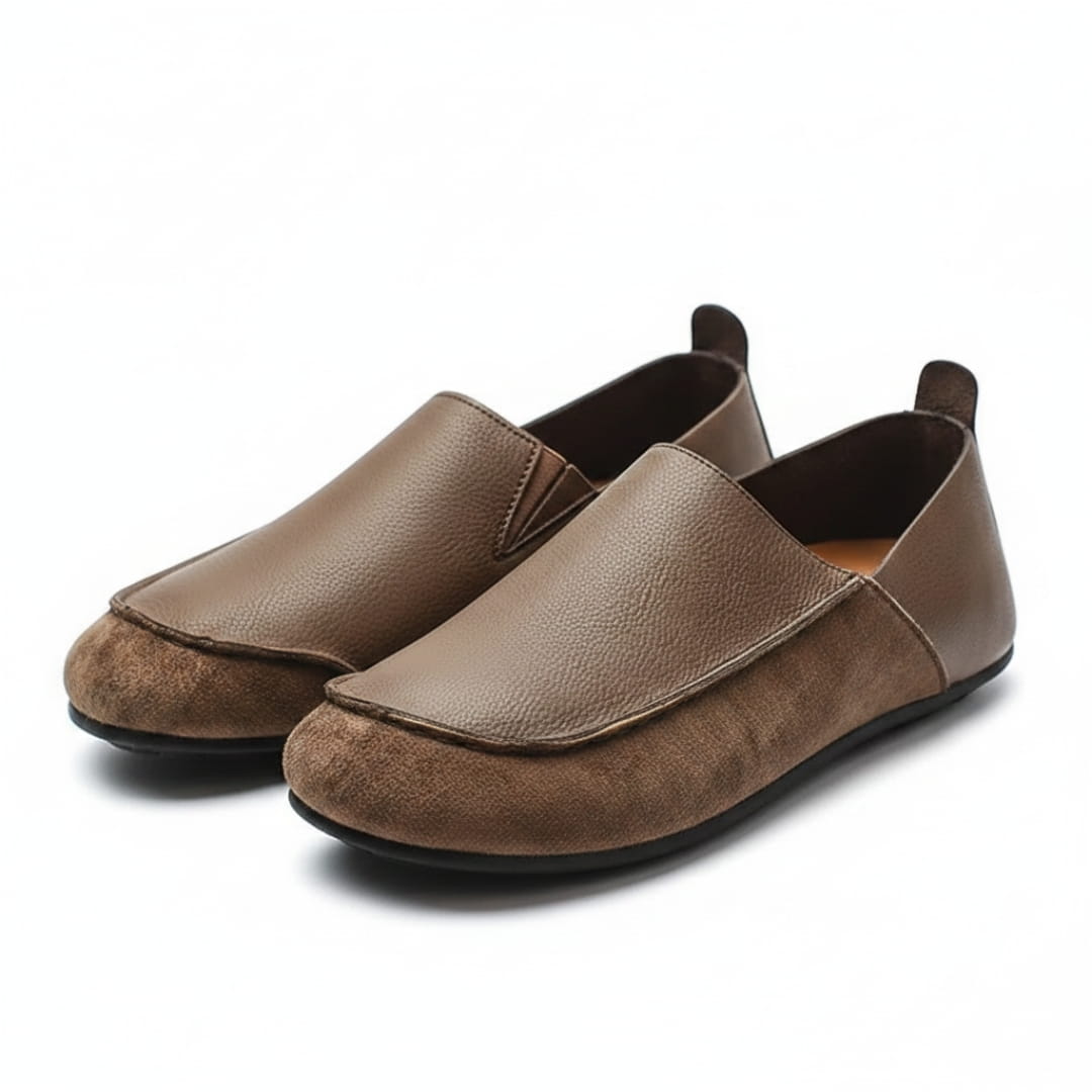 Simon Daim et Cuir Chaussures – Confort Souple À Enfiler Décontracté