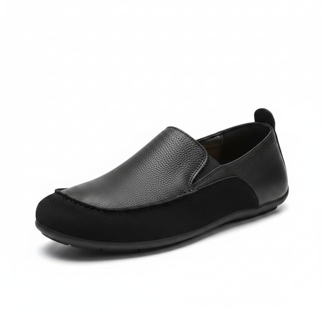 Simon Daim et Cuir Chaussures – Confort Souple À Enfiler Décontracté