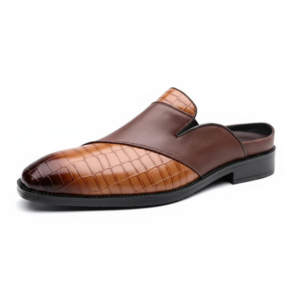Sandro Mocassins Mules en Cuir – Style Chic Formel Chaussures À Enfiler