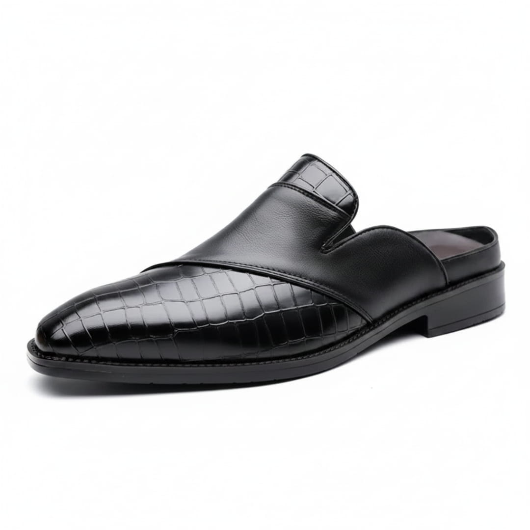 Sandro Mocassins Mules en Cuir – Style Chic Formel Chaussures À Enfiler
