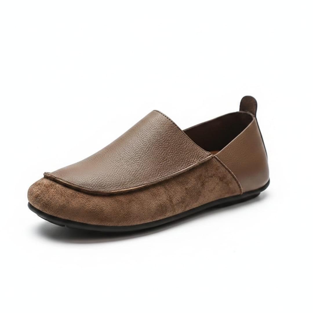 Simon Daim et Cuir Chaussures – Confort Souple À Enfiler Décontracté