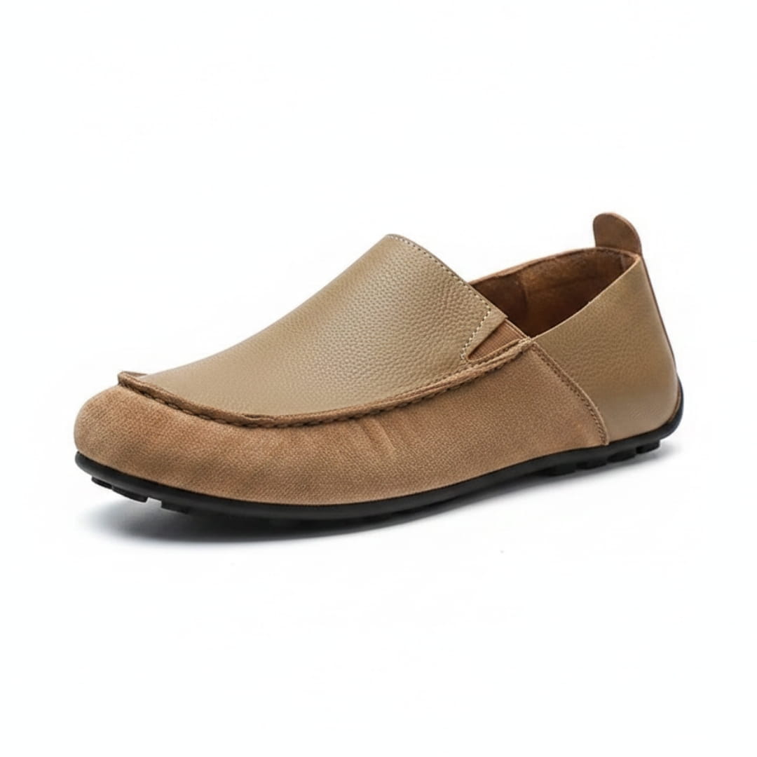 Simon Daim et Cuir Chaussures – Confort Souple À Enfiler Décontracté