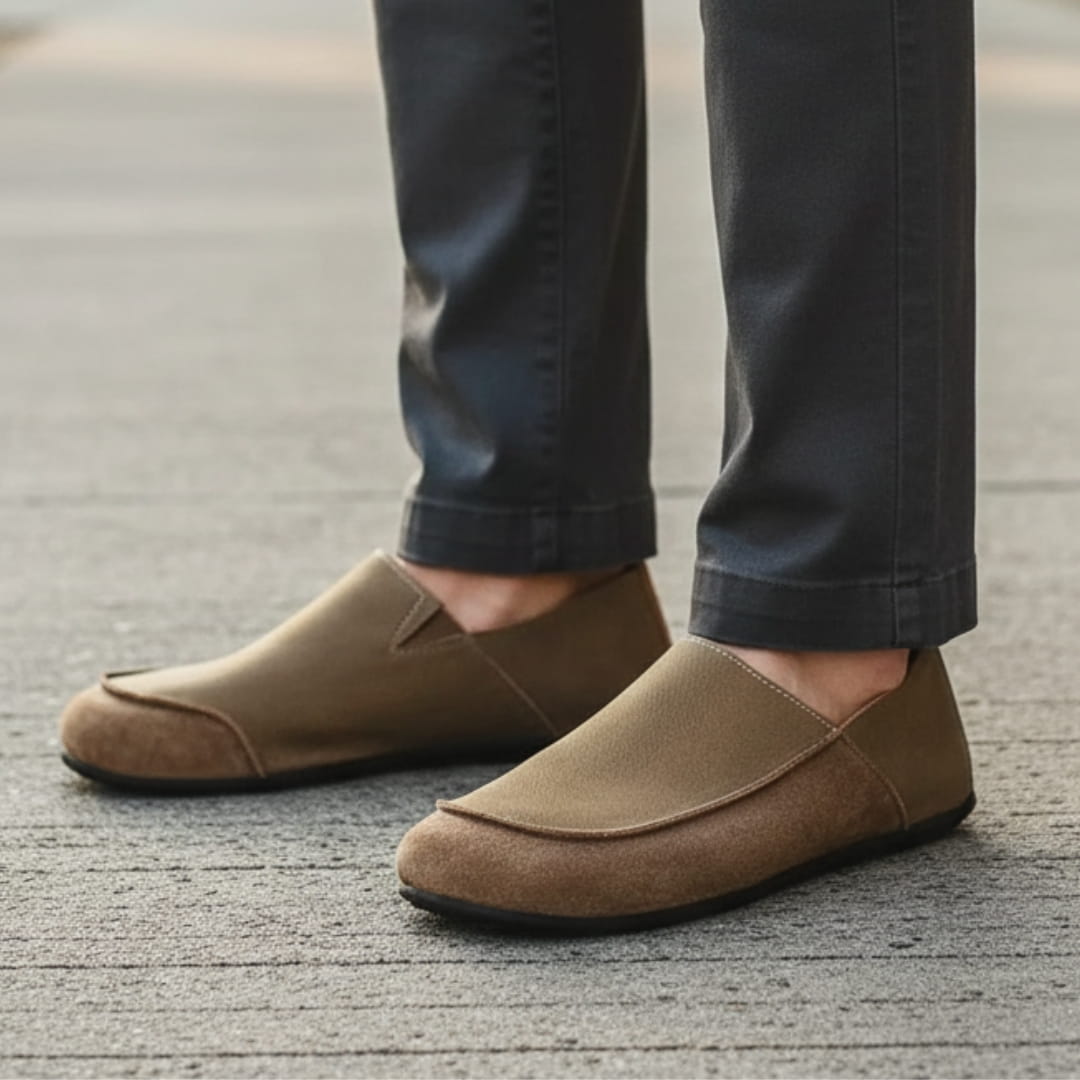 Simon Daim et Cuir Chaussures – Confort Souple À Enfiler Décontracté