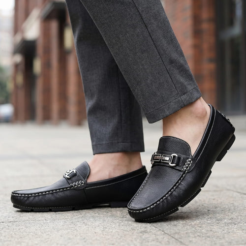 Antonio Mocassins Driving en Cuir à Mors – Chaussures Casual Élégantes à Enfiler
