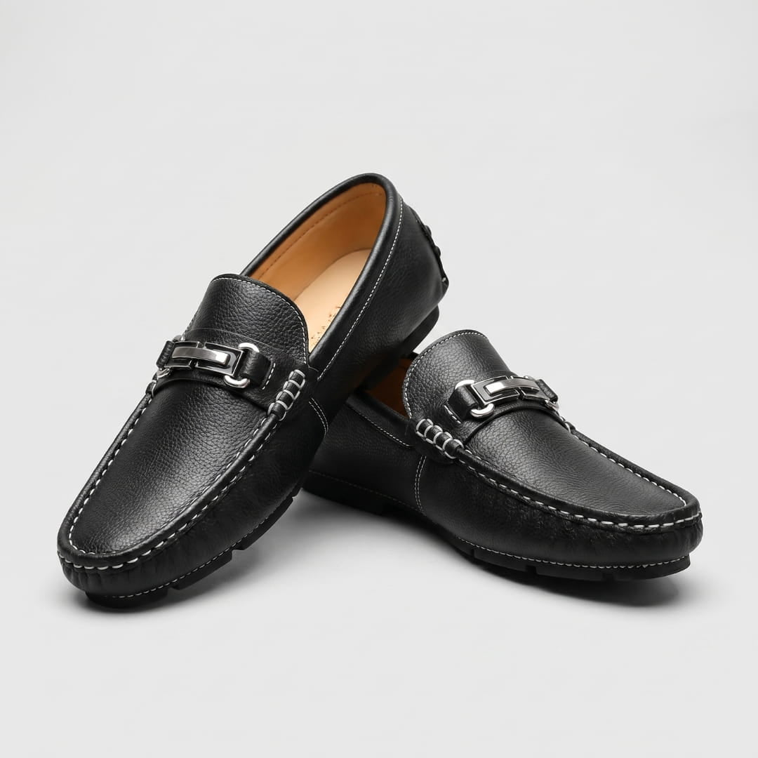 Antonio Mocassins Driving en Cuir à Mors – Chaussures Casual Élégantes à Enfiler
