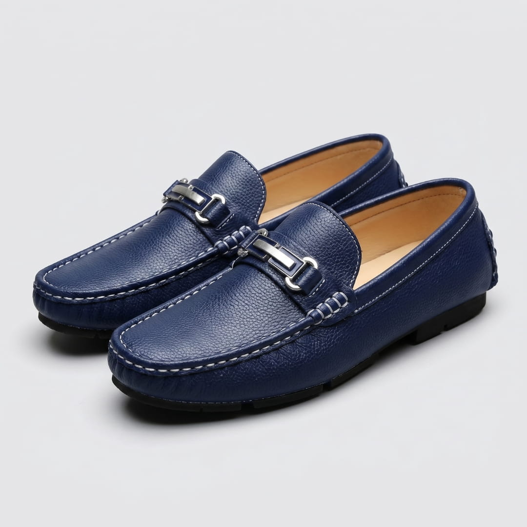 Antonio Mocassins Driving en Cuir à Mors – Chaussures Casual Élégantes à Enfiler