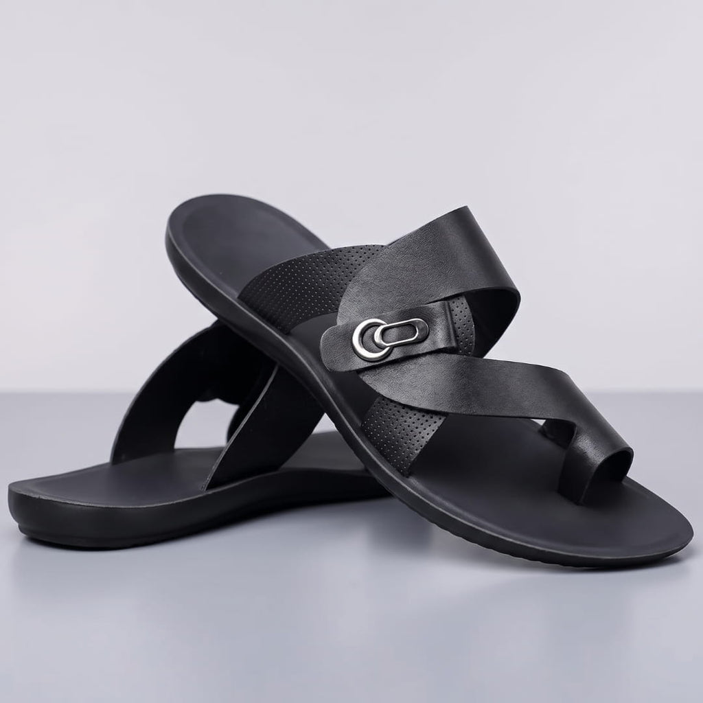 Marceau Sandales en Cuir Lisse à Boucle – Souliers d'Été Minimalistes à Bride Croisée