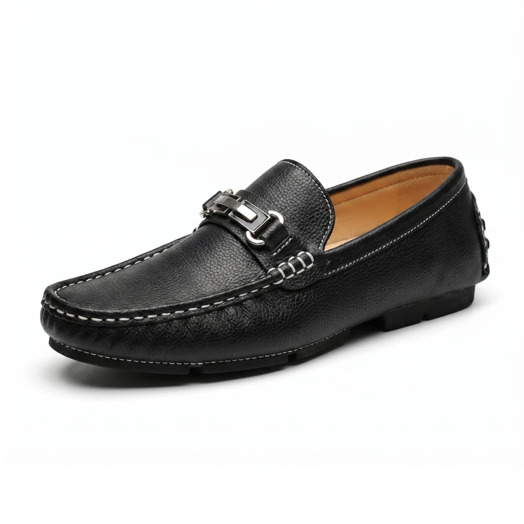 Antonio Mocassins Driving en Cuir à Mors – Chaussures Casual Élégantes à Enfiler
