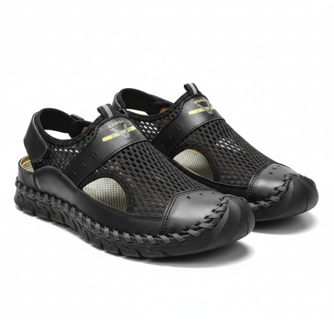 Quentin Sandales Fermées en Mesh – Semelle Antidérapante Style Outdoor d'Été
