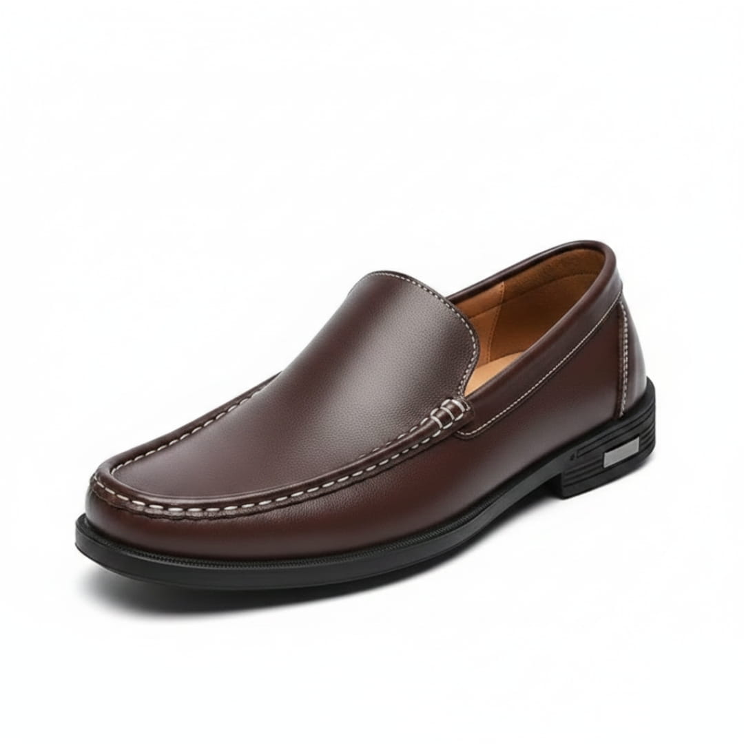 Alberto Mocassins en Cuir – Confort Durable Chaussures À Enfiler Habillées