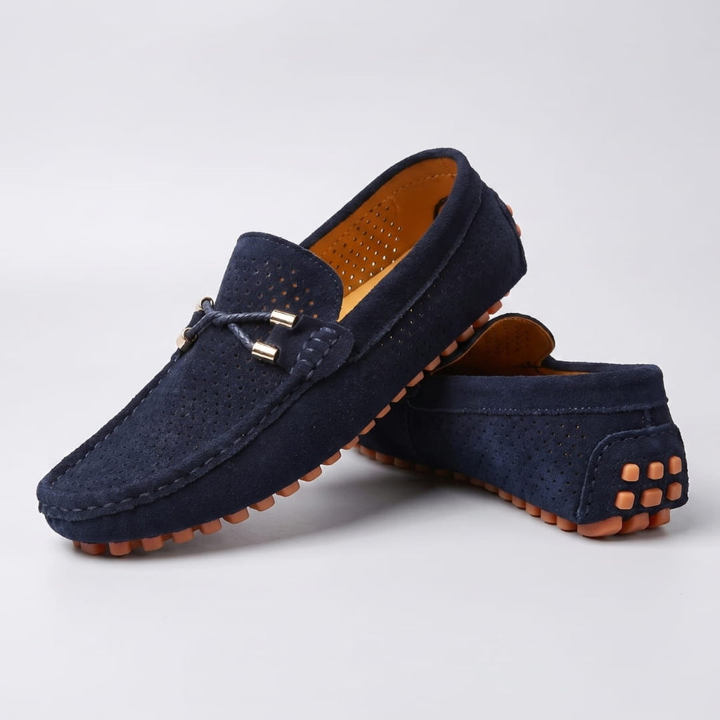Clément Mocassins Driving en Cuir Souple – Chaussures Légères Casual à Enfiler