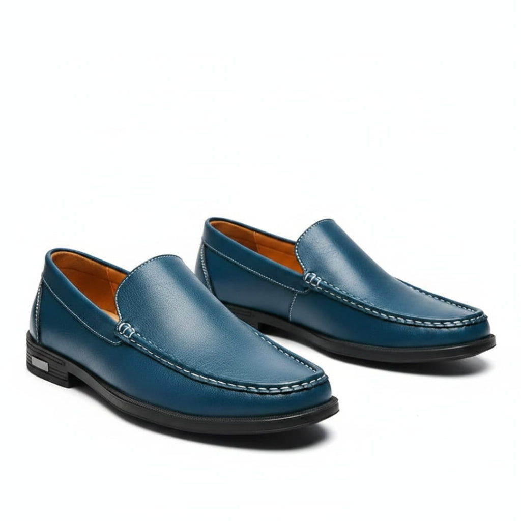 Alberto Mocassins en Cuir – Confort Durable Chaussures À Enfiler Habillées