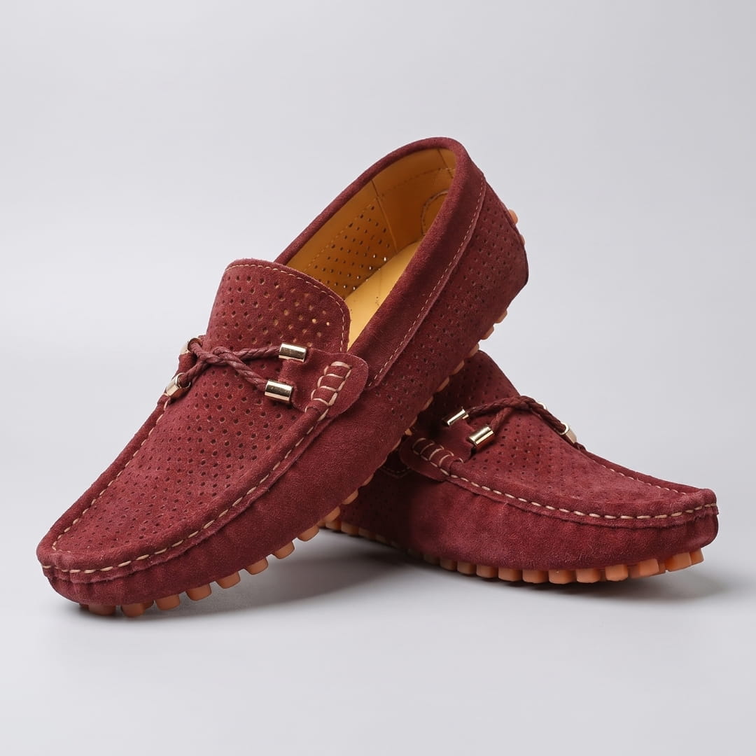 Clément Mocassins Driving en Cuir Souple – Chaussures Légères Casual à Enfiler