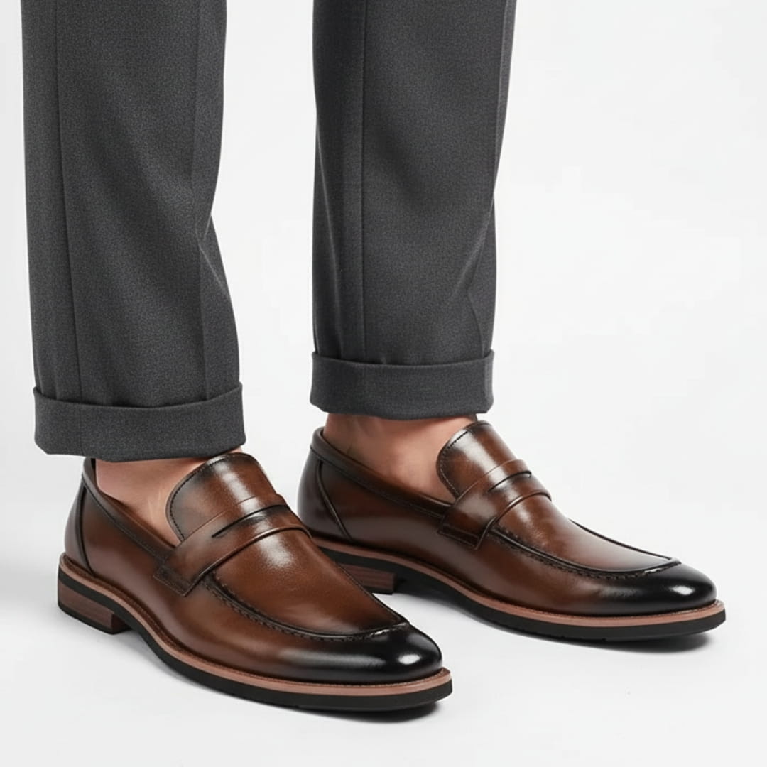 Montari Mocassins Penny en Cuir – Confort Durable Chaussures À Enfiler